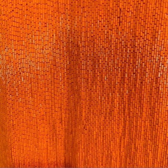 Ralph Lauren Orange Jackie Beaded Georgette Tank - Picture 4 of 8